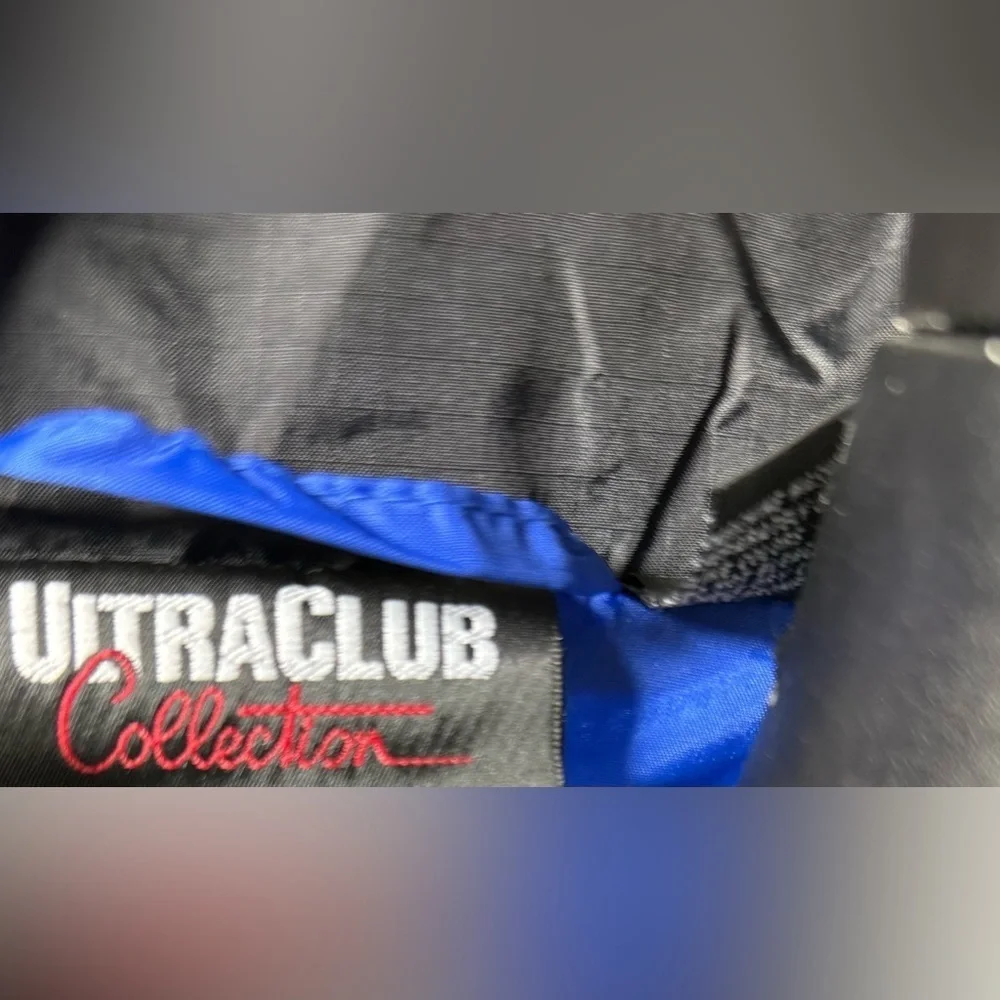 UltraClub Collection Size Large Blue/Black Windbreaker Jacket
